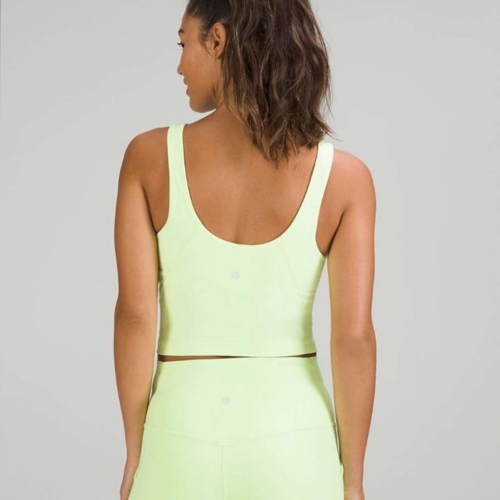 NEW Lululemon Align Tank Top Faded Zap Light Green- Size 4 - A/B Cup - - Picture 2 of 7
